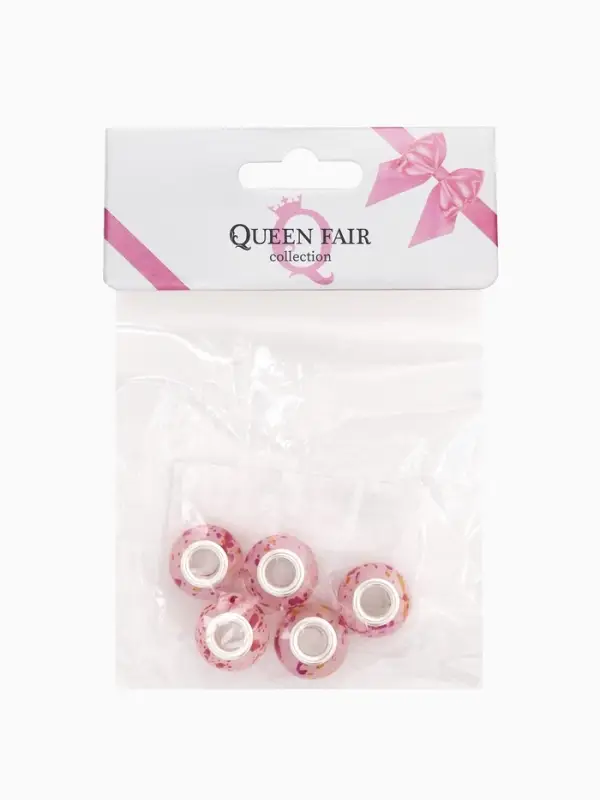 Бусины «Краски», для творчества, розовые Бусины «Краски», для творчества, розовые