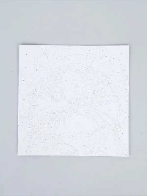 Картина по номерам &laquo;Котик в шляпе&raquo;, 20&times;20 см