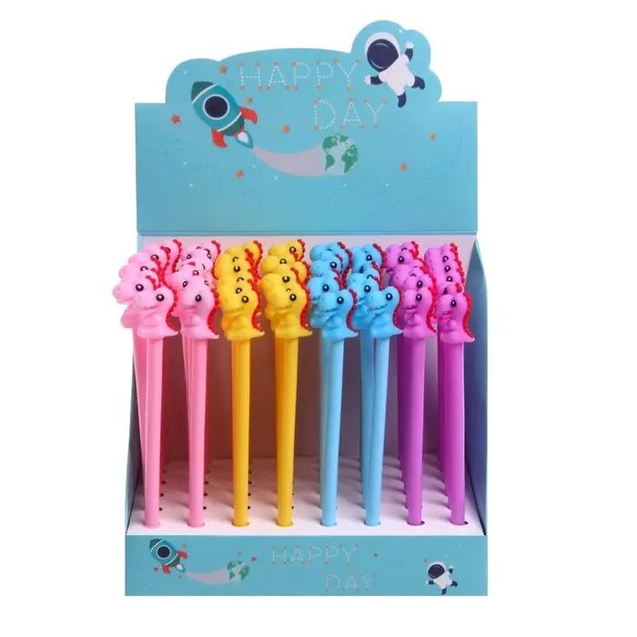 Ручка - прикол гелевая «Дракон», МИКС Ручка - прикол гелевая «Дракон», МИКС