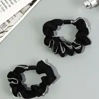 Резинка для волос "Каприс" (набор 2 шт) 7 см, чёрный Резинка для волос "Каприс" (набор 2 шт) 7 см, чёрный