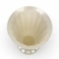 Ваза для цветов, 17 л, d=29 см, h=52 см, пластиковая, белая