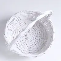 Набор корзин плетёных 3 шт., 40&times;15&times;38/35&times;13&times;33/28&times;12&times;29 см, ива