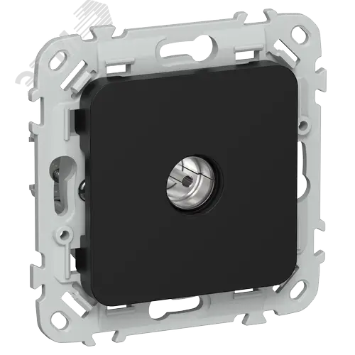 FLITE Розетка TV экранированная оконечная тип M РТВм-1-1-1-ФлЧ черный IEK