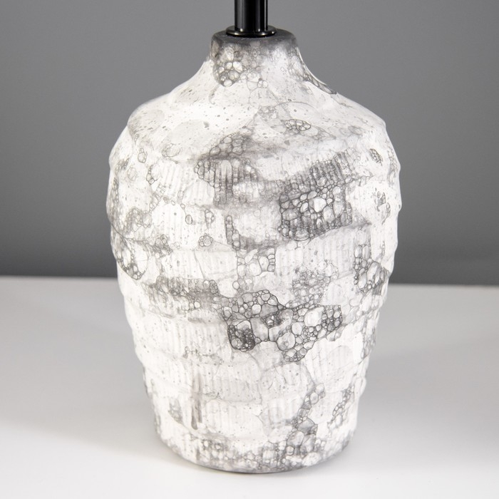 Настольная лампа Настольная лампа "Далия" Е14 40Вт серый 22,5х22,5х37см RISALUX