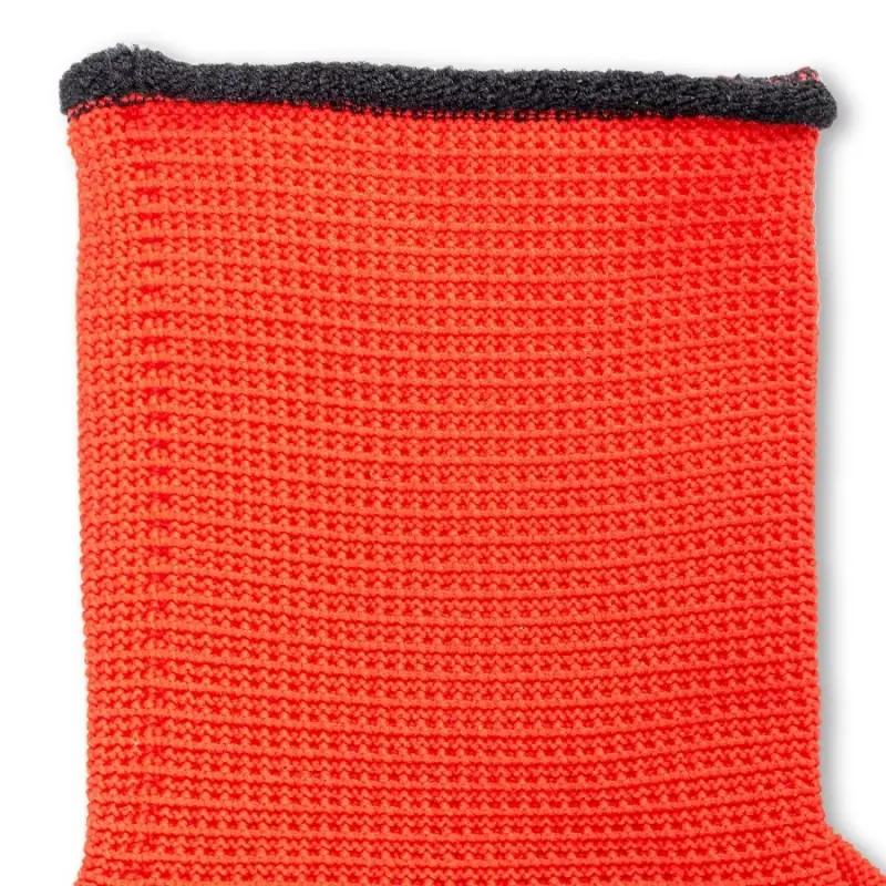 Перчатки нейлоновые с нитриловым покрытием МБС для точных работ (красно-черные) 1 пара AVS RP-06