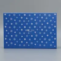 Коробка подарочная с PVC крышкой &laquo;С Новым годом!&raquo;, снеговик, 20&times;30&times;8 см
