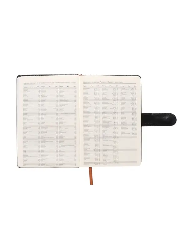 Ежедневник недатированный формат А5, с хлястиком, 112л, линия, пвх, Классика Черный Ежедневник недатированный формат А5, с хлястиком, 112л, линия, пвх, Классика Черный