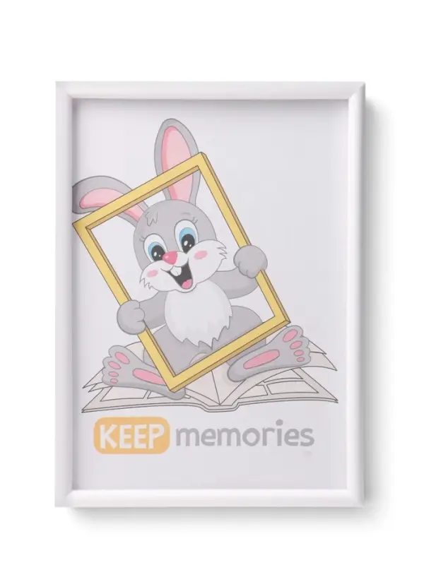 Фоторамка для фото 21&times;30 см Keep memories, Nora, пластик, белый