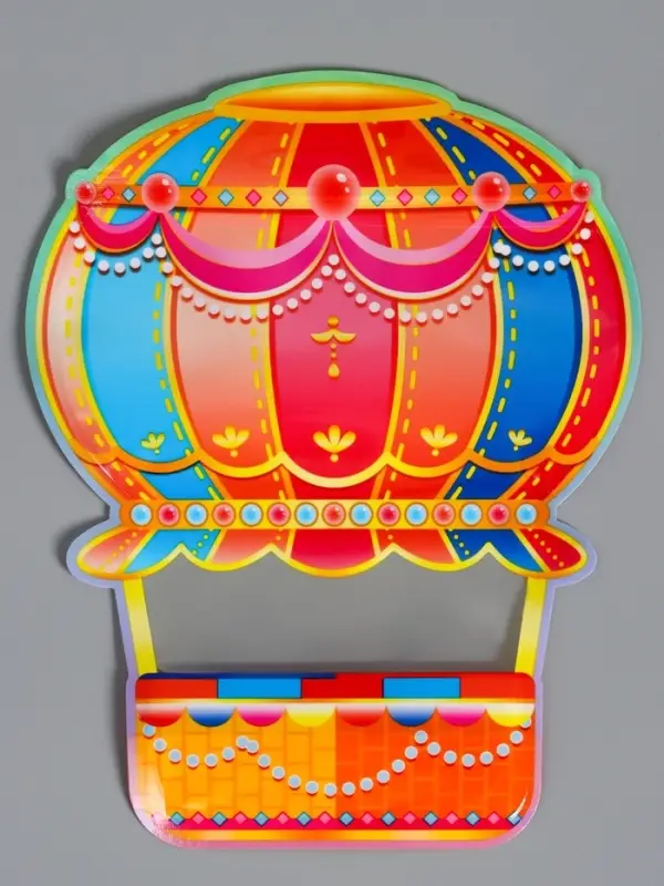 Пакет подарочный, с zip-lock застежкой &laquo;Воздушный шар&raquo; с окном, 17.5&times;19+4 см