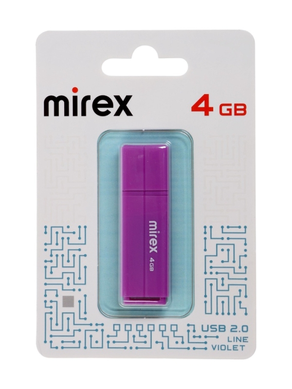 USB Flash Drive MIREX LINE VIOLET 4GB USB Flash Drive MIREX LINE VIOLET 4GB
