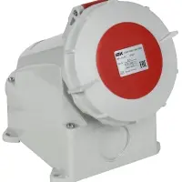 Розетка стационарная ССИ-1252 32А 6ч 380В 3P+PE+N IP67 IEK