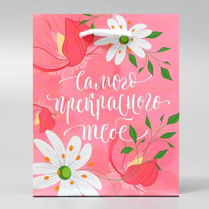 Пакет подарочный ламинированный, упаковка, «Прекрасного тебе», S 12 х 15 х 5.5 см Пакет подарочный ламинированный, упаковка, «Прекрасного тебе», S 12 х 15 х 5.5 см