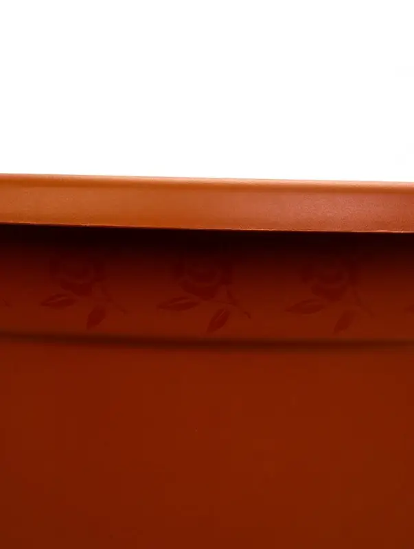 Горшок для цветов с поддоном &laquo;Борнео&raquo;, 25.8 л, пластиковый, цвет терракотовый