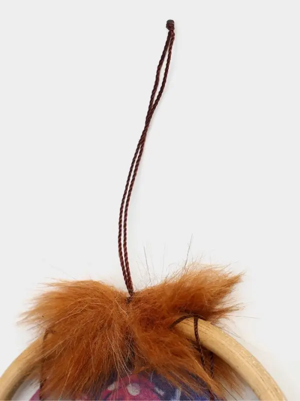 Ловец снов &laquo;Индеец&raquo;, 15&times;2&times;35 см, коричневый