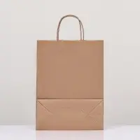 Пакет крафт без печати 24×11×32 см
