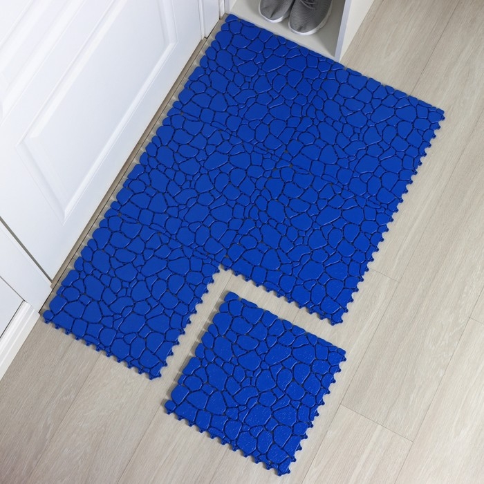 Напольное модульное покрытие AQUA STONE, 34×34 см, 6 шт в упаковке, цвет синий Напольное модульное покрытие AQUA STONE, 34×34 см, 6 шт в упаковке, цвет синий