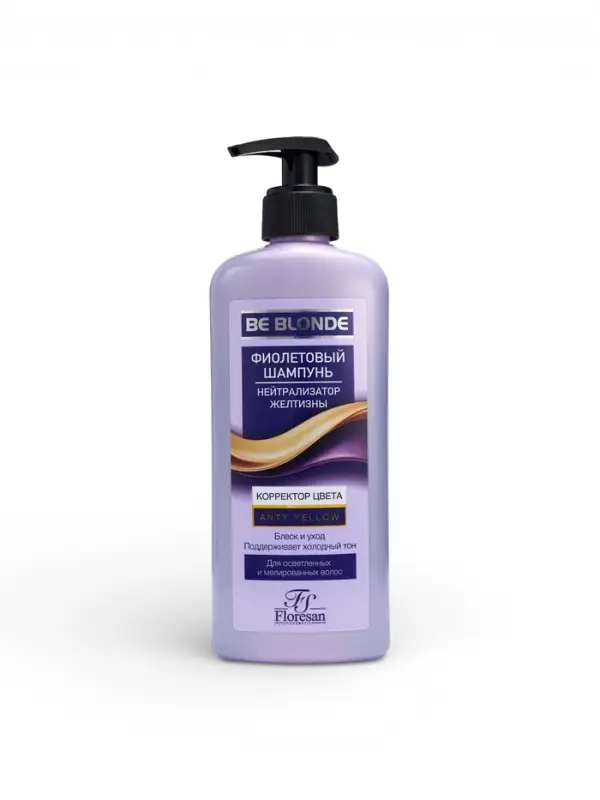 Шампунь для волос Floresan "корректор цвета" фиолетовый, 400 мл