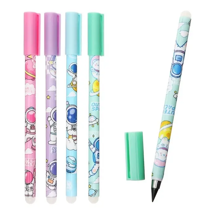 Вечный карандаш чернографитный Calligrata &laquo;Космос&raquo;, НВ, корпус с рисунком, МИКС