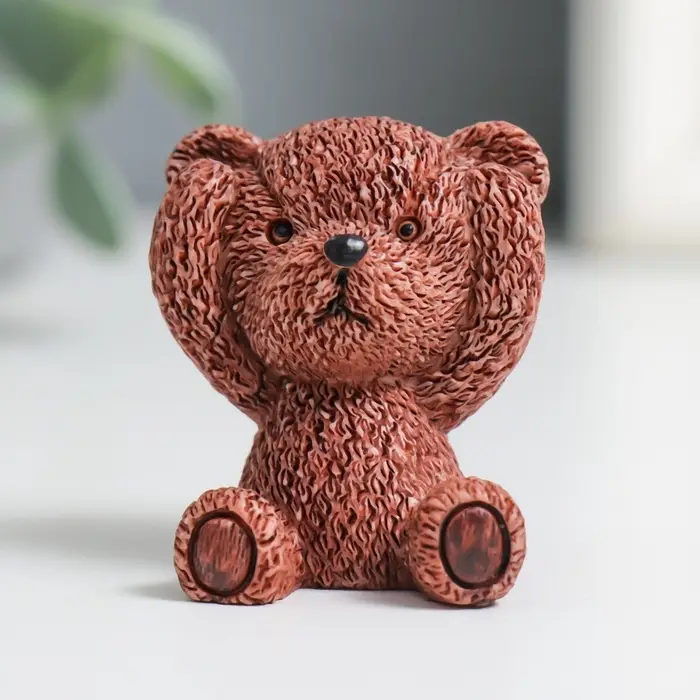 Фигурка полистоун &laquo;Мишка: не слышу, не вижу, не скажу&raquo;, 4&times;2.5&times;3 см, МИКС