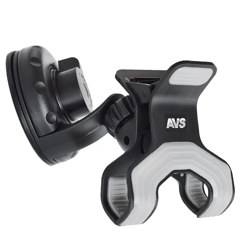 Держатель для смартфонов универсальный AVS AH-2227-BL в блистере "Двойная прищепка"