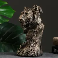 Подставка для бутылки &laquo;Тигр&raquo;, под бронзу, 16&times;18&times;24 см