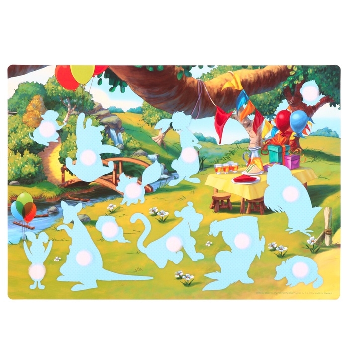 Развивающая игра на липучках, конструктор «Веселые липучки», Медвежонок Винни и его друзья Развивающая игра на липучках, конструктор «Веселые липучки», Медвежонок Винни и его друзья