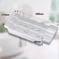 Сиденье для ванны, пластик, 68 см, белое