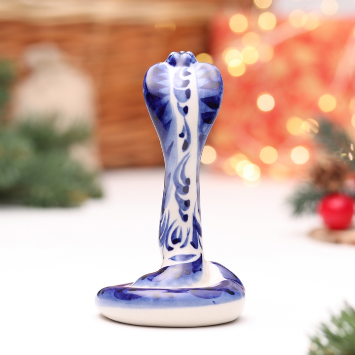 Сувенир Сувенир "Змея Дакота", гжель, 11,5 см