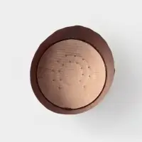 Формы для выпечки кулича бумажные &laquo;ХВ яйцо&raquo;, одноразовые, набор 10 шт., 7&times;6 см, коричневые