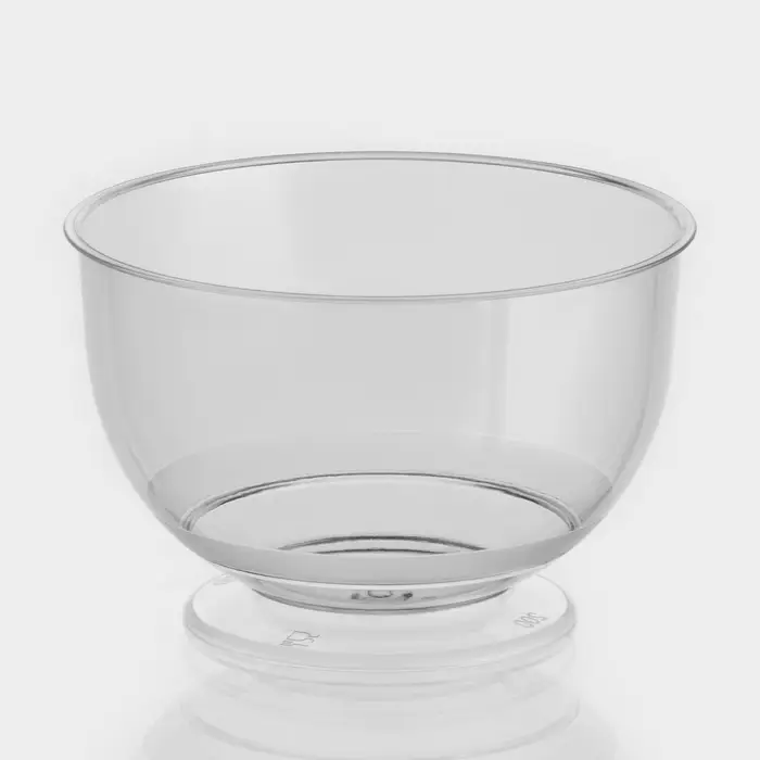 Креманка пластиковая одноразовая для фуршета «Кристалл», 200 мл, прозрачная