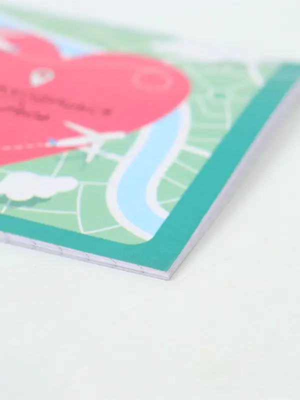 Блокнот 10х10 см, 16 л "Моя любовь"  МИКС