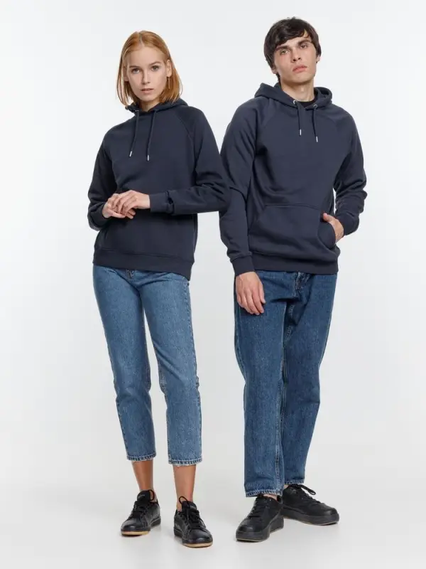 Толстовка унисекс Stellar, темно-синяя, размер XS Толстовка унисекс Stellar, темно-синяя, размер XS