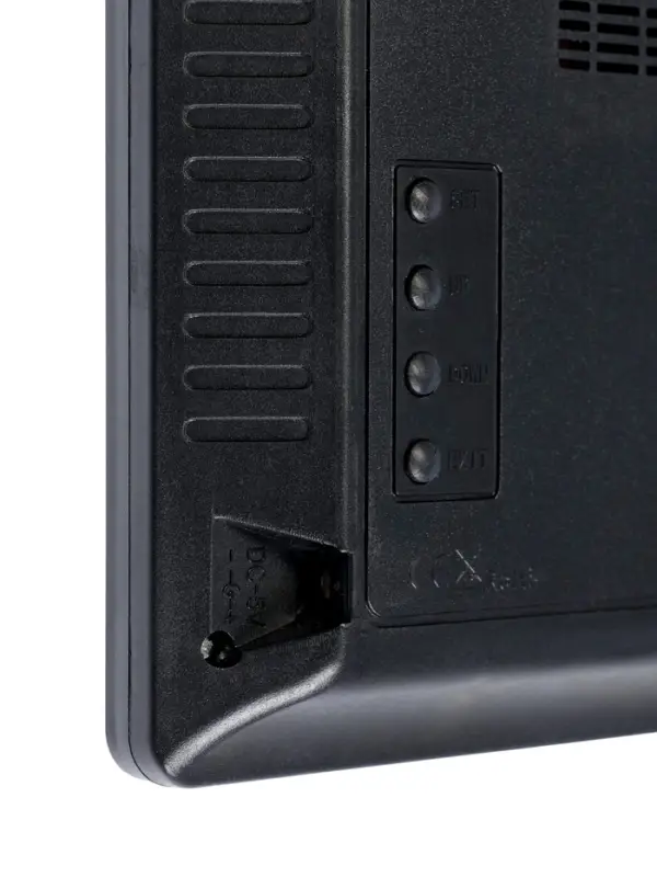 Часы электронные настенные, настольные &laquo;Соломон&raquo;, будильник, 15.5&times;23.5 см, красная индикация, черные