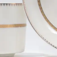 Чайный набор WY Grace, 12 предметов, кружка 250 мл 6 шт., блюдце d=15.5 см 6 шт., фарфор