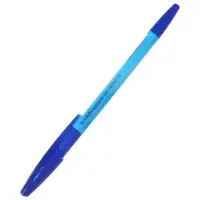 Набор ручек шариковых 4 штуки ErichKrause R=301 Neon Stick & Grip, узел 1.0 мм, чернила синие, резиновый упор, европодвес
