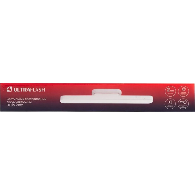 Светильник Ultraflash ULBM-002 LED аккум 8Вт.,510лм,27 LED,Li-Ion, DC