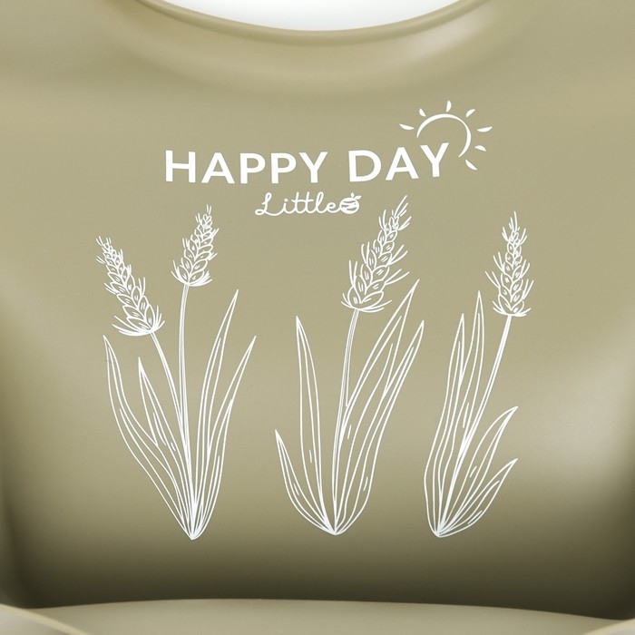 Нагрудник для кормления детский, силиконовый, Mum&baby, 23х4х29, зеленый Нагрудник для кормления детский, силиконовый, Mum&baby, 23х4х29, зеленый