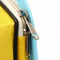 Сумка - переноска каркасная &laquo;Кошачий вид&raquo;, 41&times;27&times;25 см, жёлтая, бирюзовая