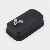 Диспенсер для жидкого мыла Stölz, механический, 800 мл, нержавеющая сталь, чёрный Диспенсер для жидкого мыла Stölz, механический, 800 мл, нержавеющая сталь, чёрный