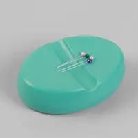 Игольница магнитная, 10.1&times;7 см, бирюзовая