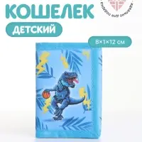 Кошелёк детский &laquo;Баскетбол&raquo; Выбражулька, на липучке, голубой