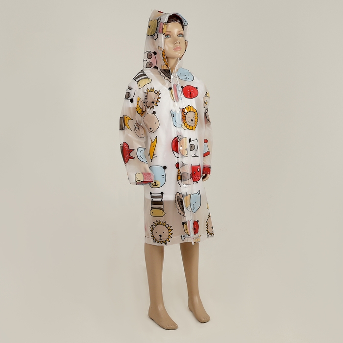 Дождевик детский «Звери», рост 125-155 см Дождевик детский «Звери», рост 125-155 см