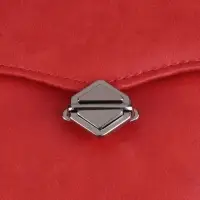 Застёжка для сумки, 3.1×3.1 см, цвет серебряный