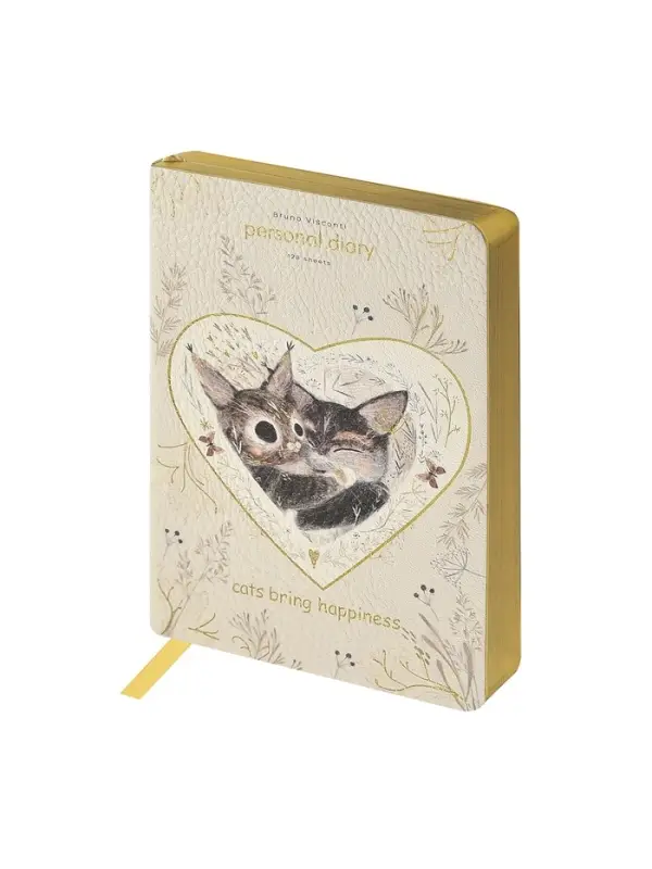 ЕЖЕДНЕВНИК А6+ FLEX "Love me.Котики приносят счастье"