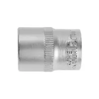 Головка торцевая шестигранная ТУНДРА, под квадрат 1/2", 19 мм, CrV
