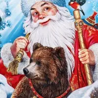 Подарочная новогодняя коробка «ЗИМНЯЯ СКАЗКА в красном» Чемоданчик средний 20×12×19 см