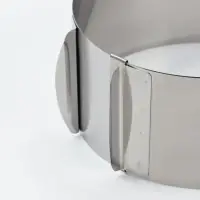 Форма для выпечки с регулировкой размера Доляна, d=16-20 см, h=8 см нержавеющая сталь