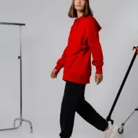 Худи унисекс Vozduh 2.0, красное, размер XL/ XXL