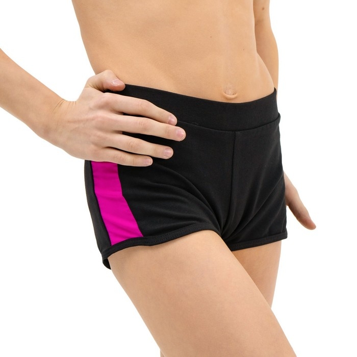 Шорты для гимнастики и танцев Grace Dance, р. 30, цвет чёрный Шорты для гимнастики и танцев Grace Dance, р. 30, цвет чёрный