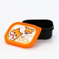 Ланч-бокс прямоугольный «ПереКУСЬ», 150 мл